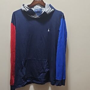 Polo by Ralph Lauren Blue and Red Sweatshirt